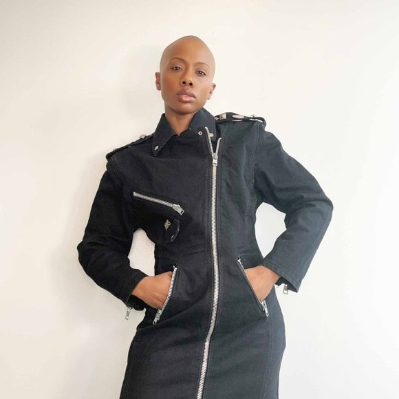 Y2K Contempo Casuals ParaSuco Asymmetrical Zip Jacket - Picture 2 of 8